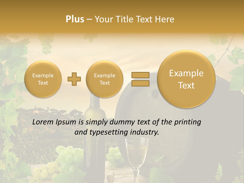Wine Vineyard PowerPoint Template