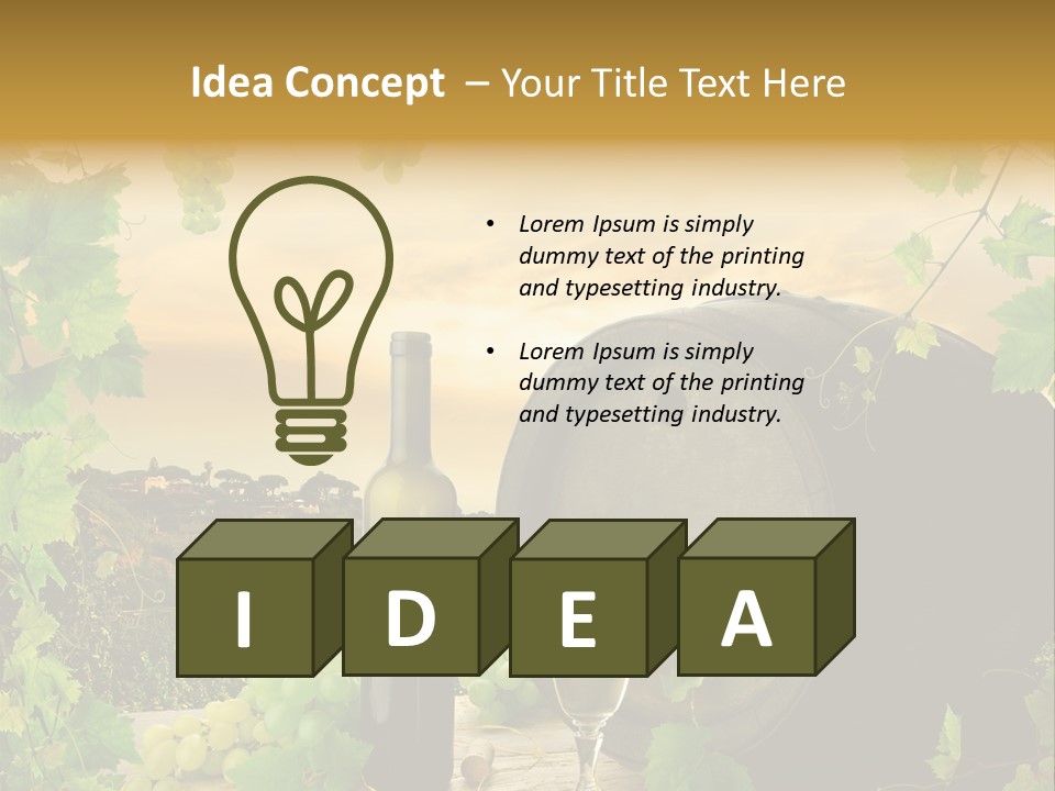 Wine Vineyard PowerPoint Template