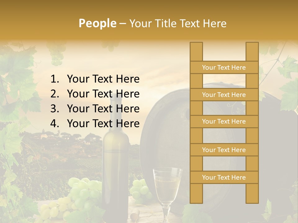 Wine Vineyard PowerPoint Template
