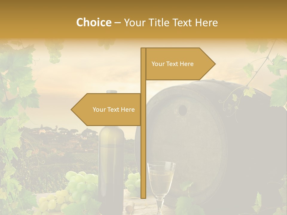 Wine Vineyard PowerPoint Template