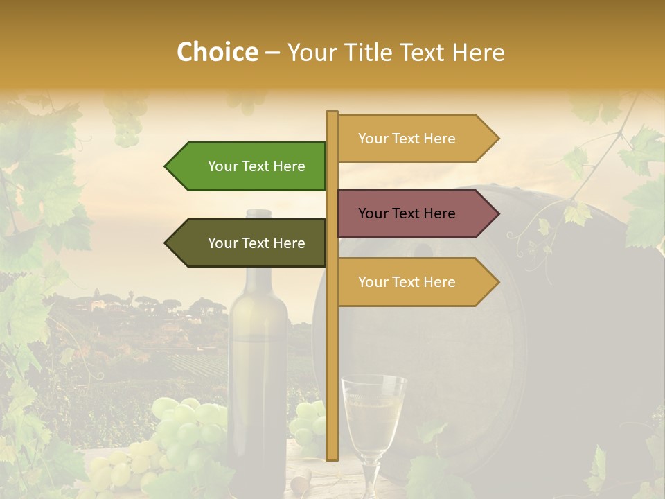 Wine Vineyard PowerPoint Template