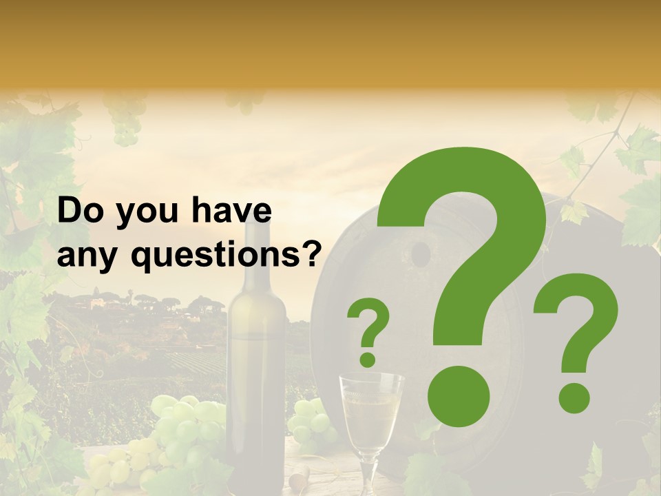 Wine Vineyard PowerPoint Template