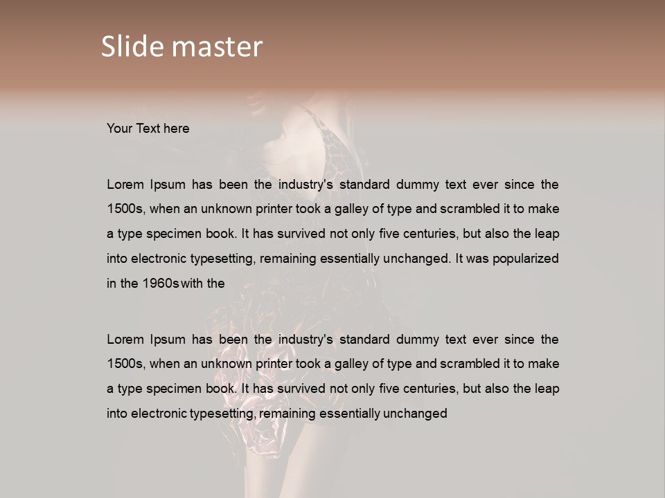 Sound Of Fashion PowerPoint Template