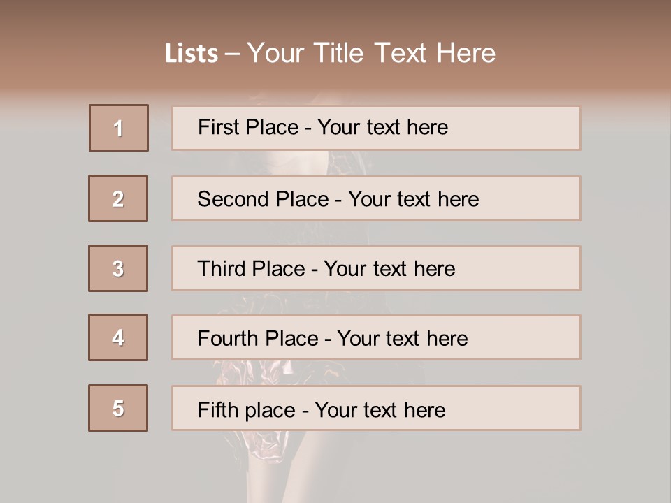 Sound Of Fashion PowerPoint Template