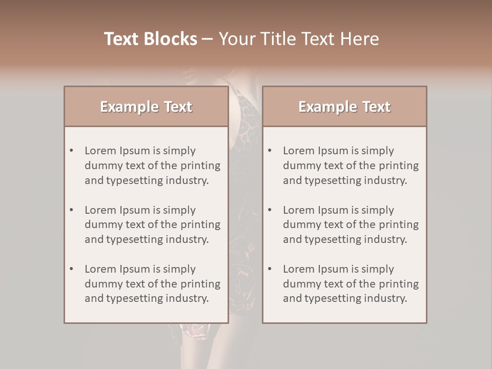 Sound Of Fashion PowerPoint Template