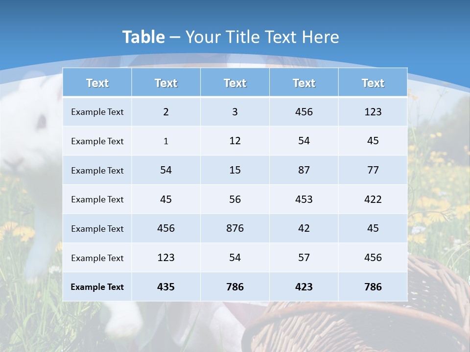 Grass Nest Outdoors PowerPoint Template