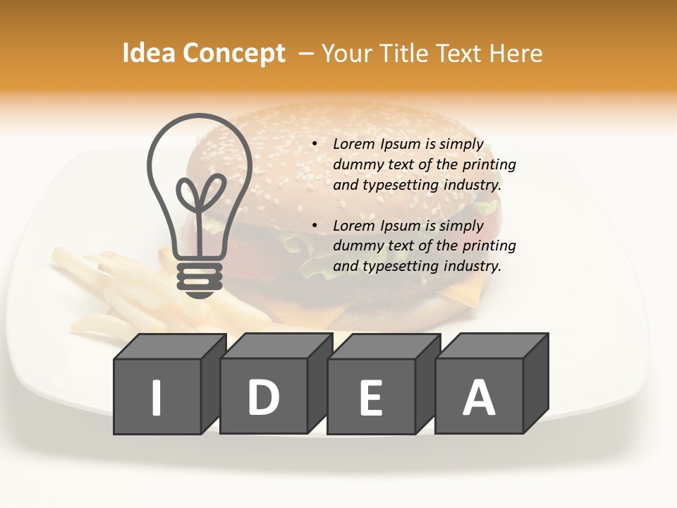 Eating Food Onion PowerPoint Template