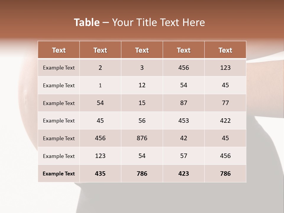 Fruition Belly Beautiful PowerPoint Template