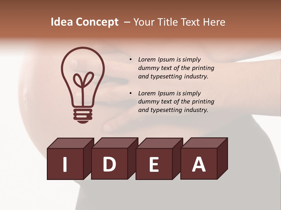 Fruition Belly Beautiful PowerPoint Template