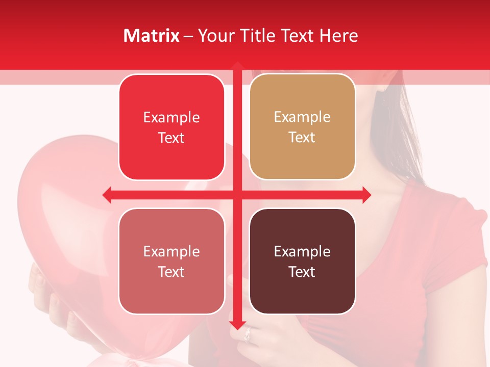 Portrait Happiness Caucasian PowerPoint Template