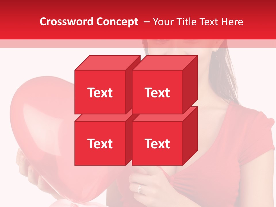 Portrait Happiness Caucasian PowerPoint Template