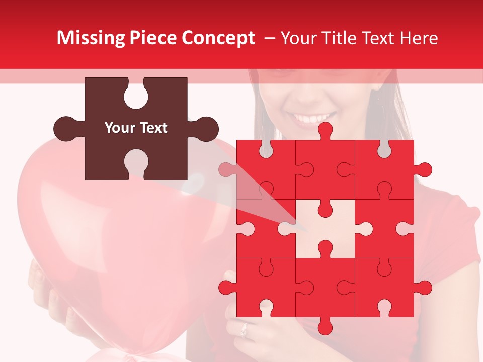 Portrait Happiness Caucasian PowerPoint Template