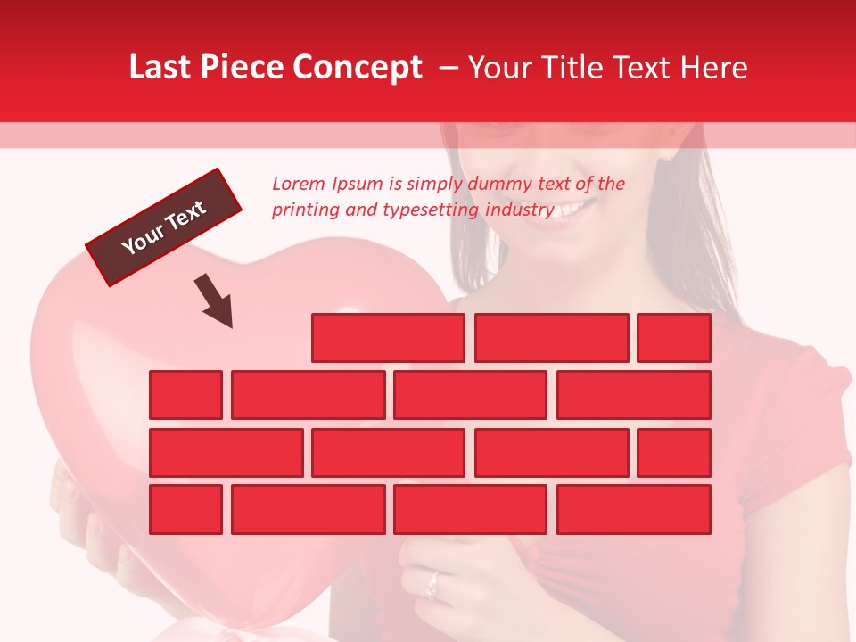 Portrait Happiness Caucasian PowerPoint Template