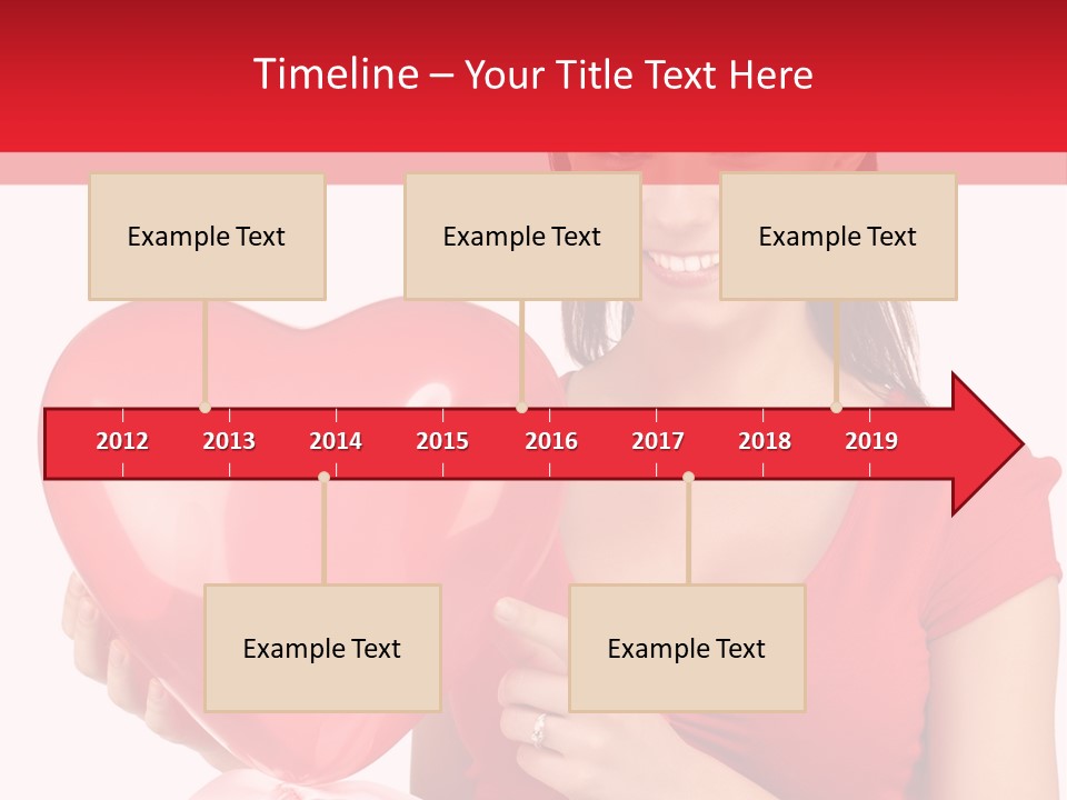 Portrait Happiness Caucasian PowerPoint Template