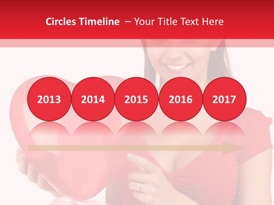 Portrait Happiness Caucasian PowerPoint Template