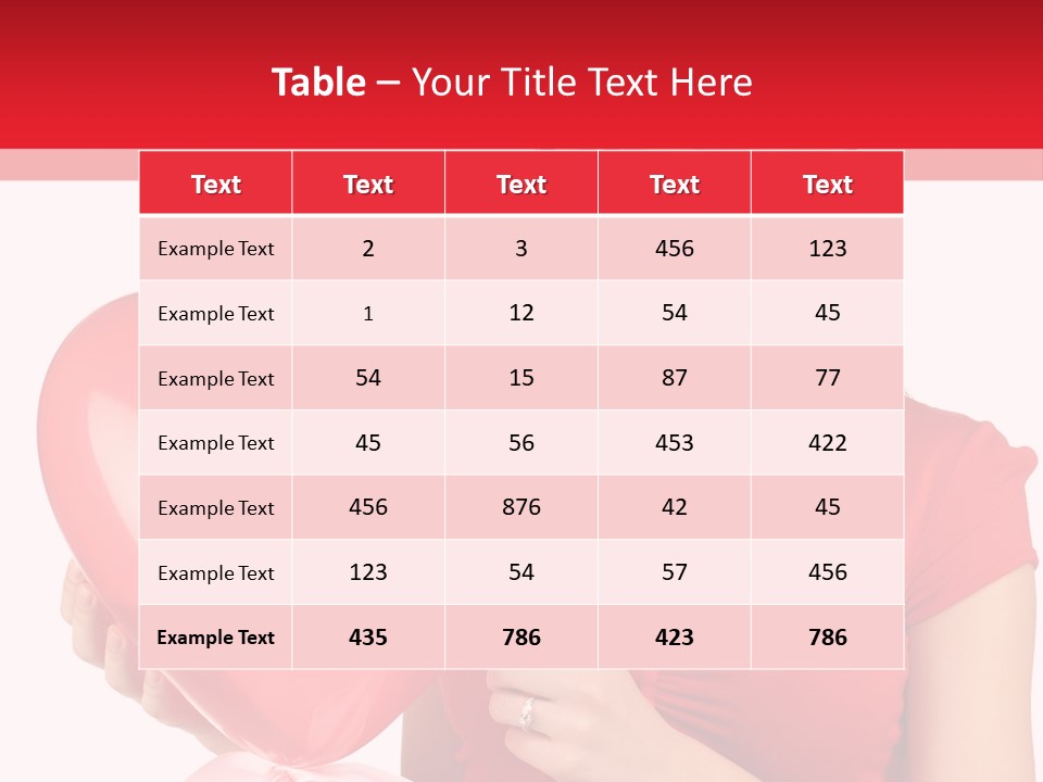 Portrait Happiness Caucasian PowerPoint Template