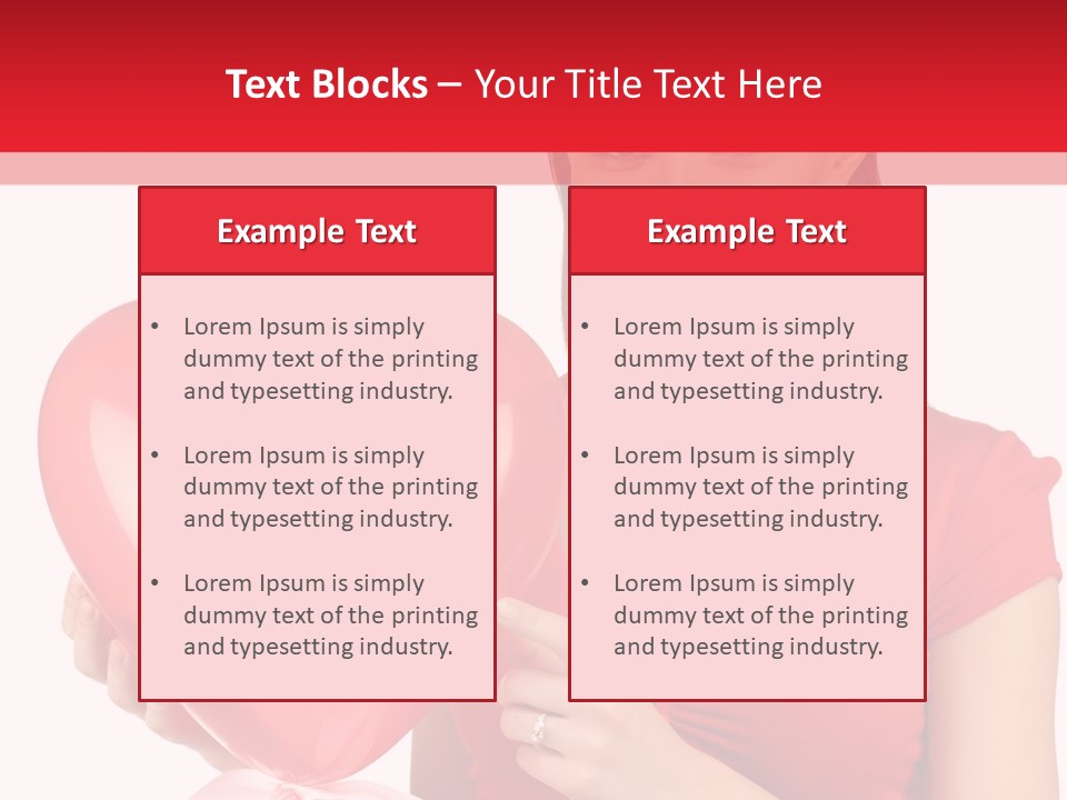 Portrait Happiness Caucasian PowerPoint Template