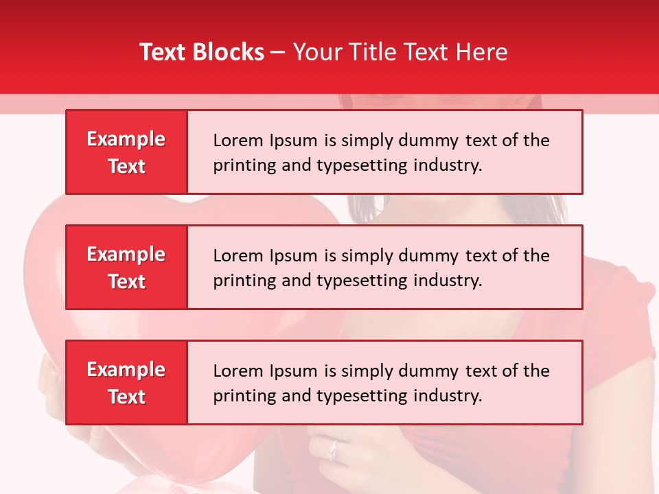 Portrait Happiness Caucasian PowerPoint Template