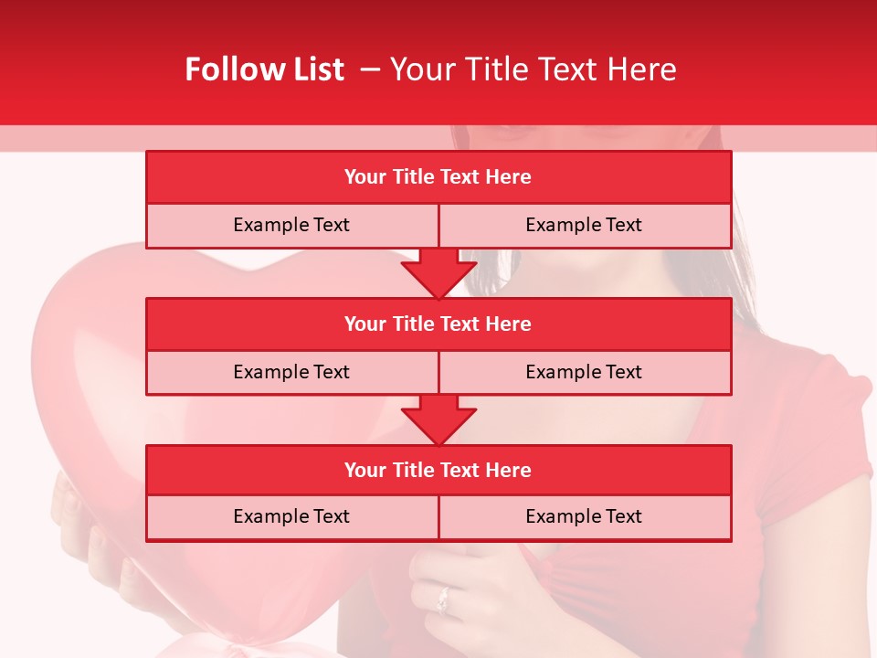 Portrait Happiness Caucasian PowerPoint Template