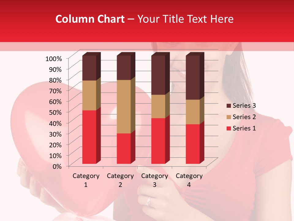 Portrait Happiness Caucasian PowerPoint Template