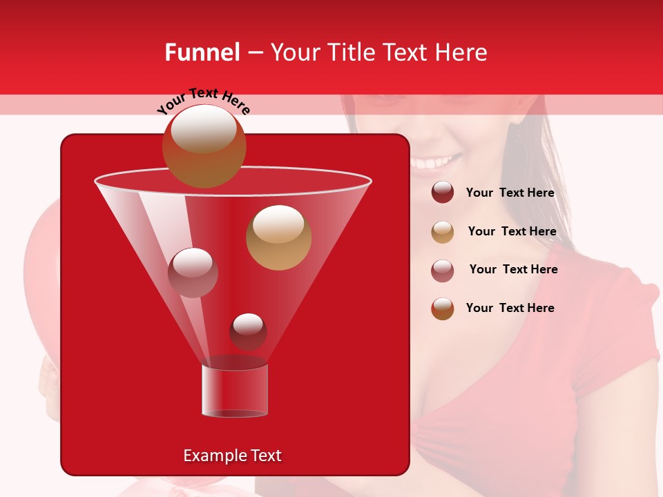 Portrait Happiness Caucasian PowerPoint Template