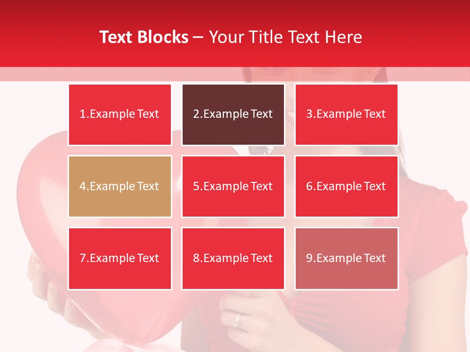 Portrait Happiness Caucasian PowerPoint Template