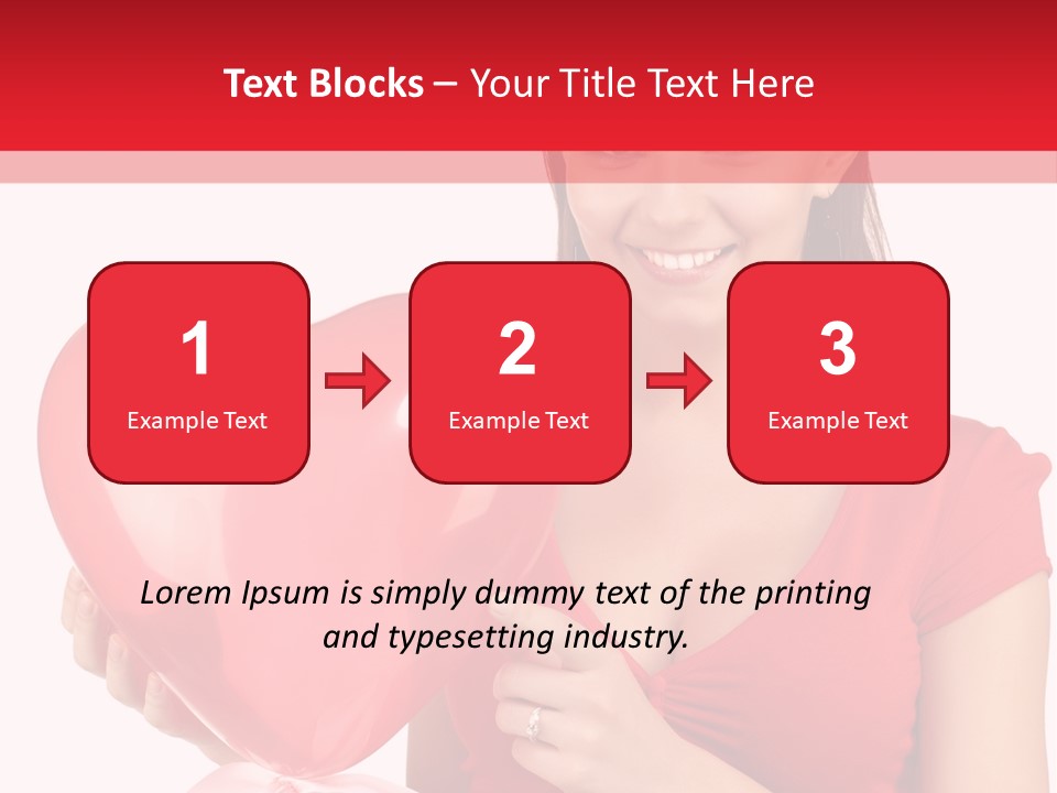 Portrait Happiness Caucasian PowerPoint Template