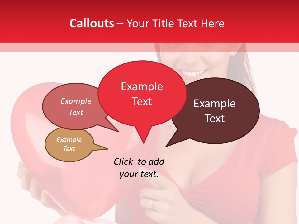 Portrait Happiness Caucasian PowerPoint Template