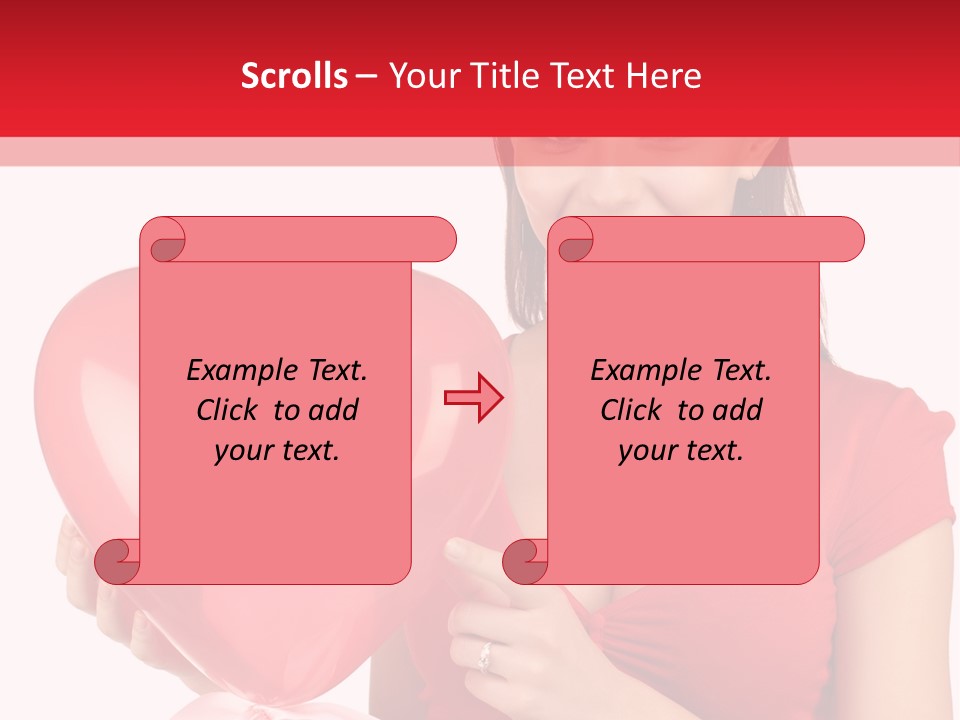 Portrait Happiness Caucasian PowerPoint Template