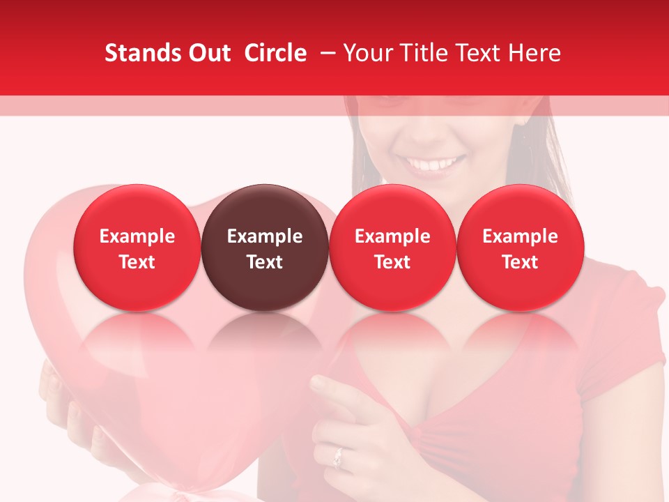 Portrait Happiness Caucasian PowerPoint Template