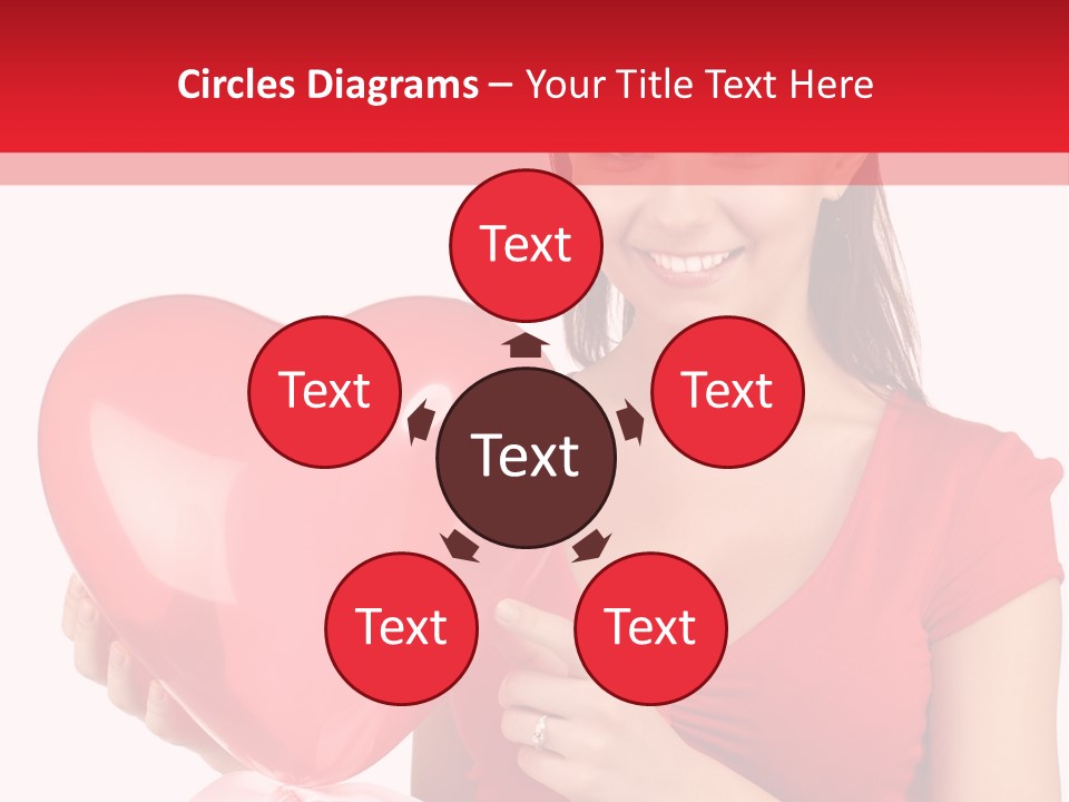 Portrait Happiness Caucasian PowerPoint Template