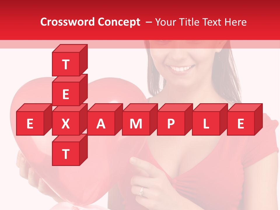 Portrait Happiness Caucasian PowerPoint Template