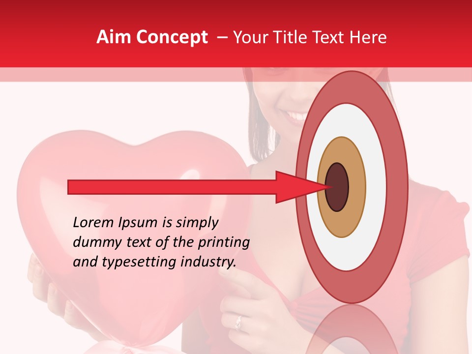 Portrait Happiness Caucasian PowerPoint Template