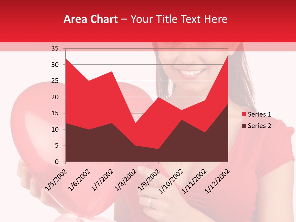 Portrait Happiness Caucasian PowerPoint Template