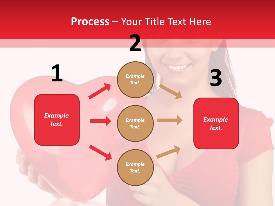 Portrait Happiness Caucasian PowerPoint Template