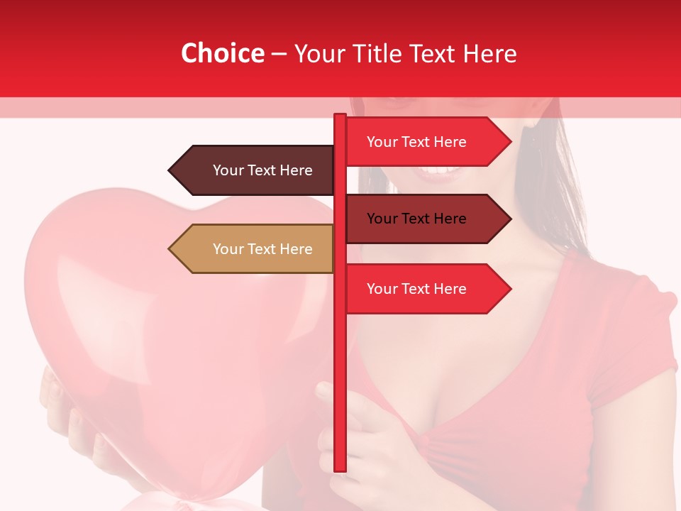 Portrait Happiness Caucasian PowerPoint Template