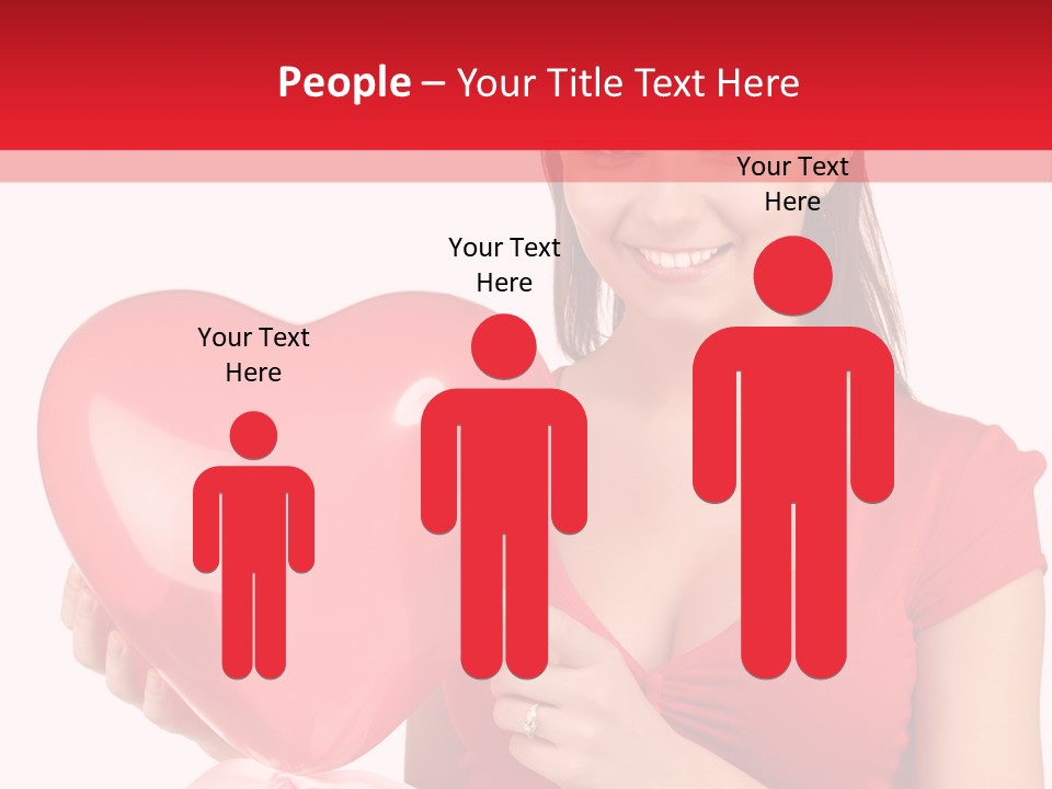 Portrait Happiness Caucasian PowerPoint Template