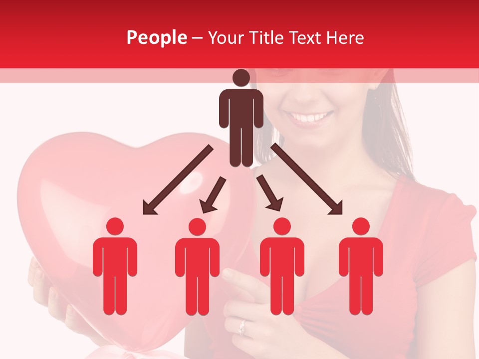 Portrait Happiness Caucasian PowerPoint Template