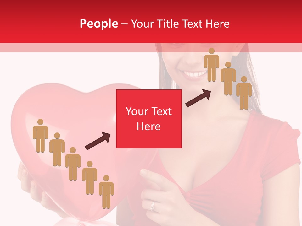 Portrait Happiness Caucasian PowerPoint Template