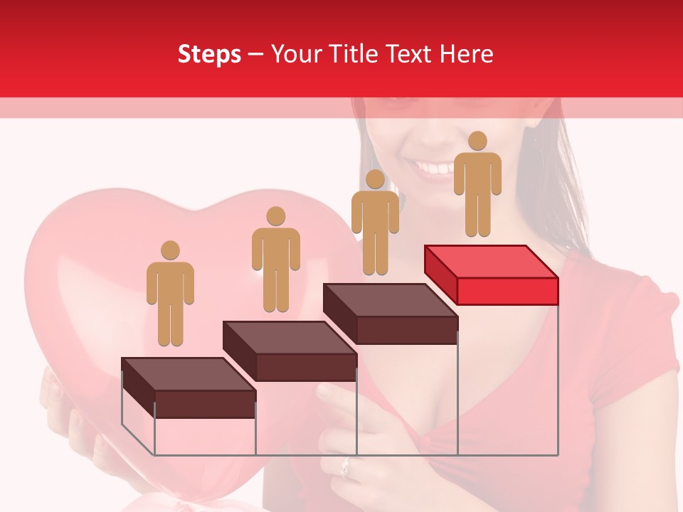 Portrait Happiness Caucasian PowerPoint Template