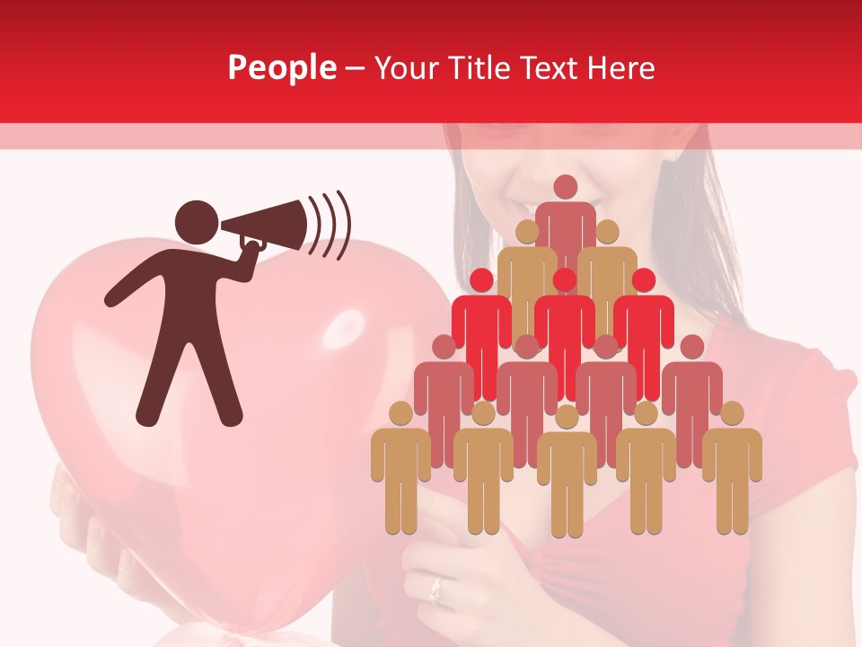 Portrait Happiness Caucasian PowerPoint Template