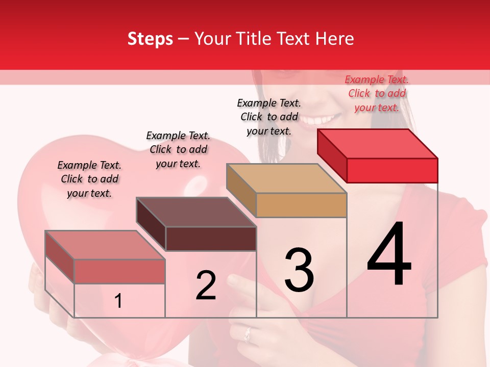 Portrait Happiness Caucasian PowerPoint Template