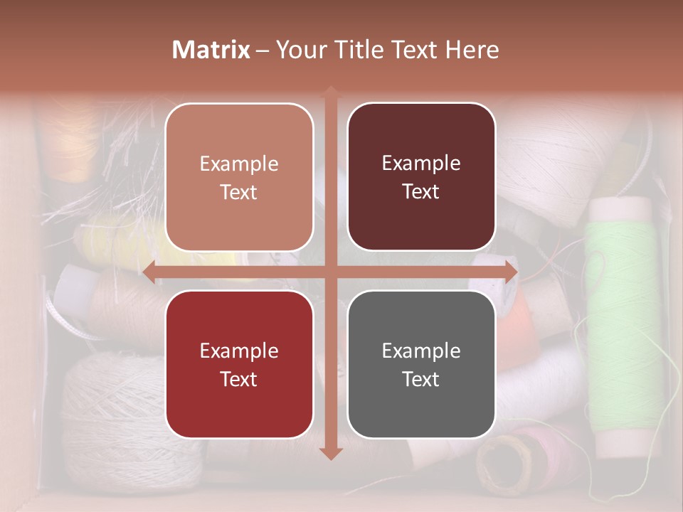 Scissors Equipment Textile PowerPoint Template