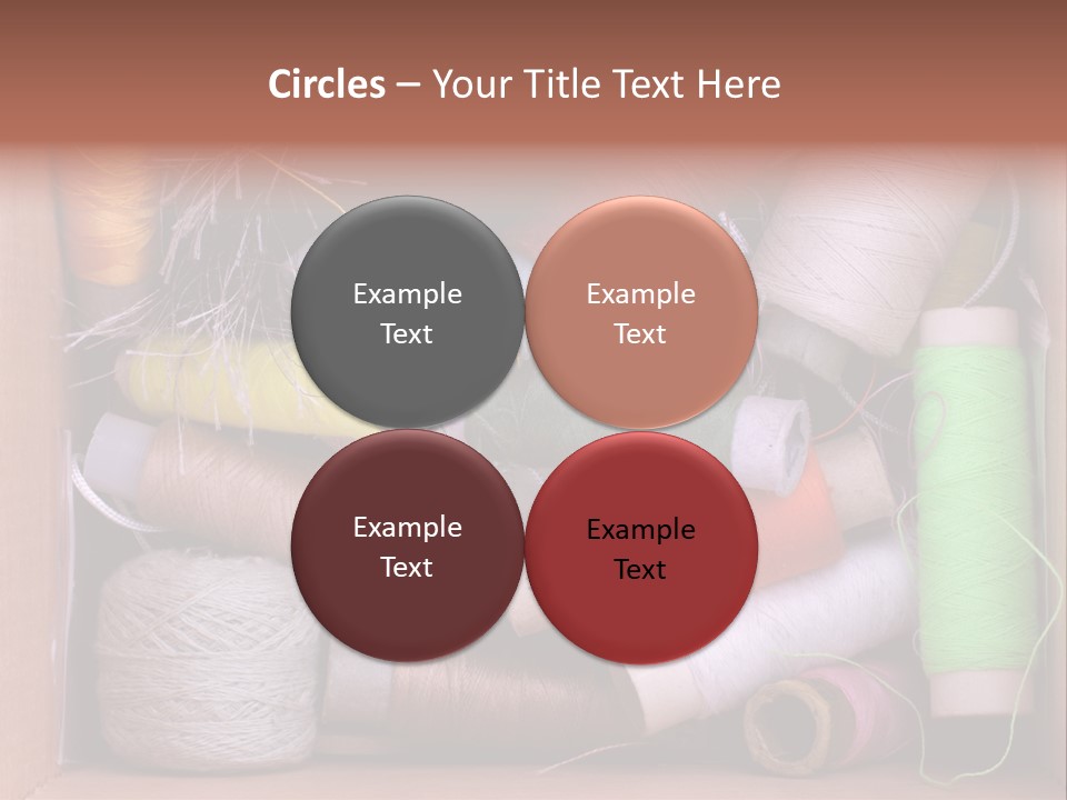 Scissors Equipment Textile PowerPoint Template