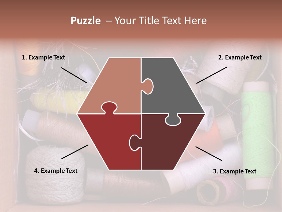 Scissors Equipment Textile PowerPoint Template