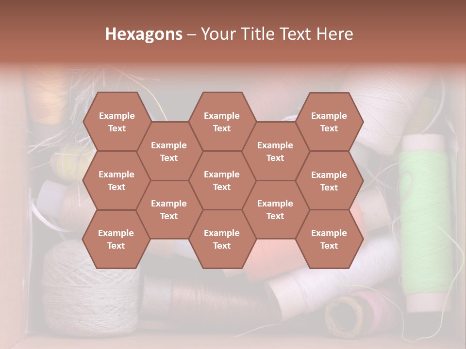 Scissors Equipment Textile PowerPoint Template