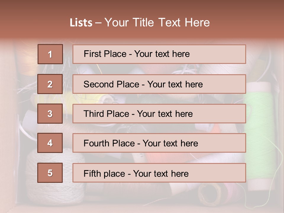 Scissors Equipment Textile PowerPoint Template