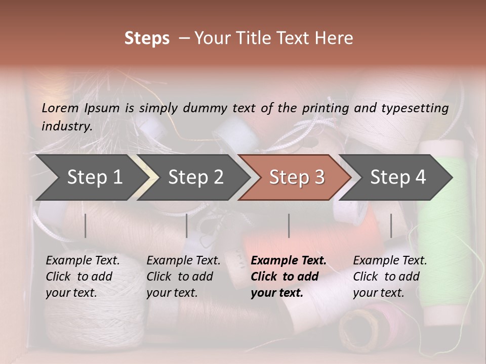 Scissors Equipment Textile PowerPoint Template