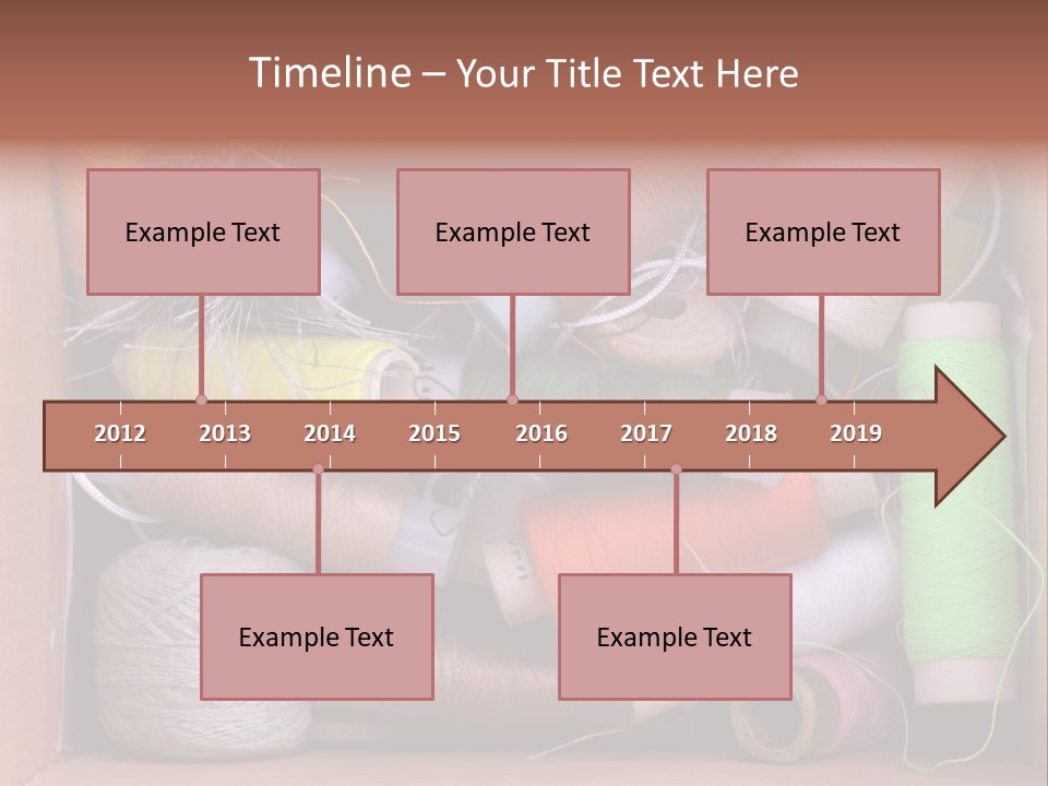 Scissors Equipment Textile PowerPoint Template