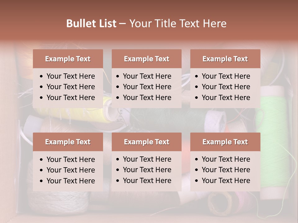 Scissors Equipment Textile PowerPoint Template
